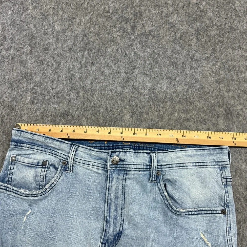 TC And Co Los Angelos‎ Jeans Mens 34x32 Slim Straight Distressed Denim Fit34x30